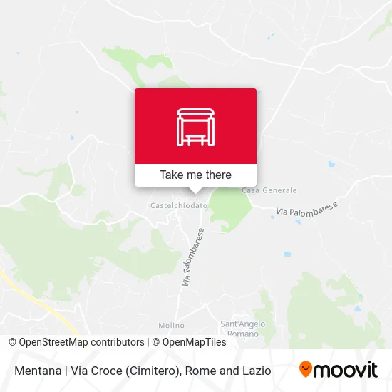 Mentana | Via Croce (Cimitero) map