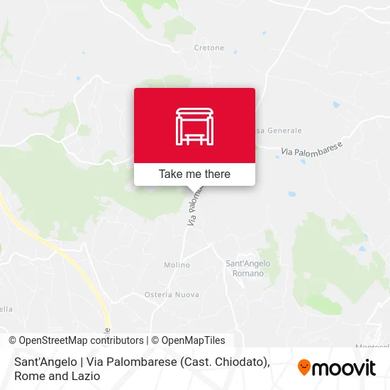 Sant'Angelo | Palombarese Road (Cast. Chiodato) map