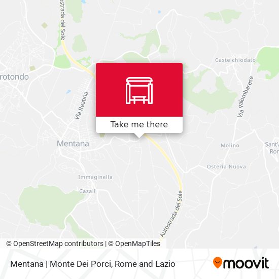 Mentana | Monte Dei Porci map