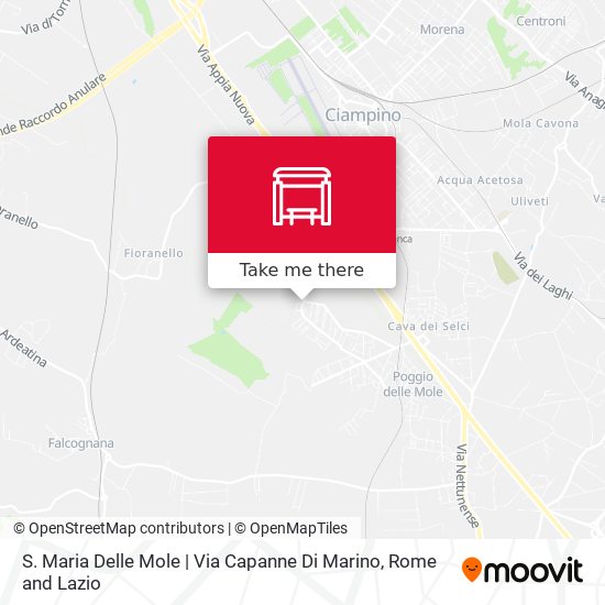 S. Maria Delle Mole | Via Capanne Di Marino map