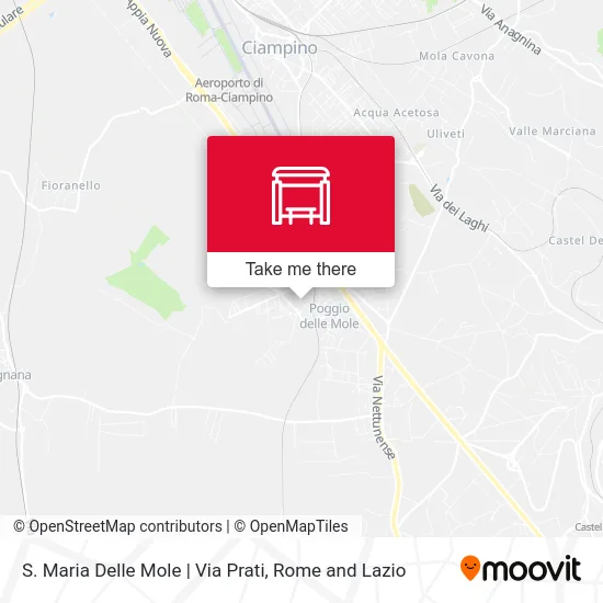 Santa Maria Delle Mole | Prati Street map