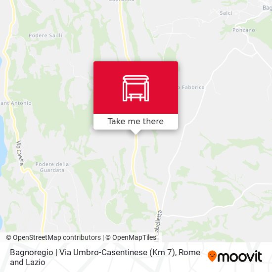 Bagnoregio | Via Umbro-Casentinese (Km 7) map
