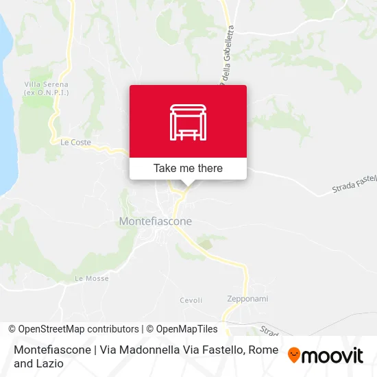 Montefiascone | Via Madonnella Via Fastello map
