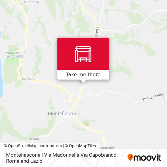 Montefiascone | Via Madonnella Via Capobianco map
