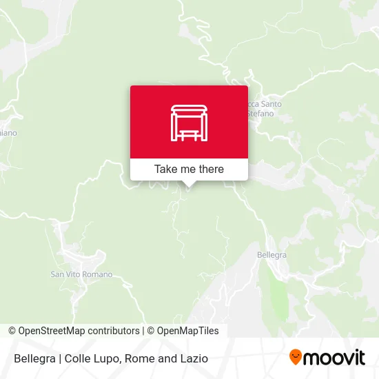 Bellegra | Colle Lupo map