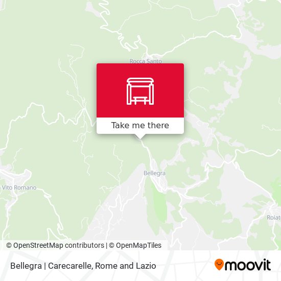 Bellegra | Carecarelle map