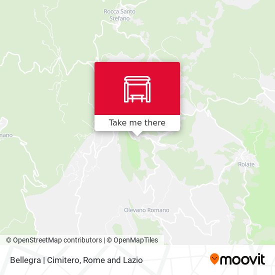 Bellegra | Cimitero map