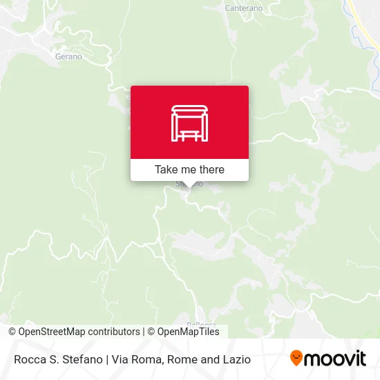 Rocca S. Stefano | Roma St map