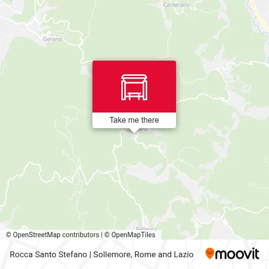 Rocca Santo Stefano | Sollemore map
