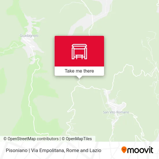 Pisoniano | Empolitana Street map