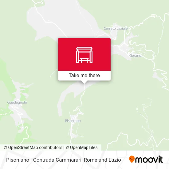 Pisoniano | Cammarari District map