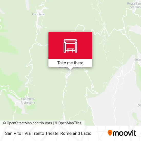 San Vito | Trento Trieste Street map