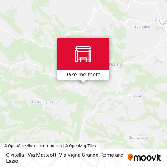 Civitella | Via Matteotti Via Vigna Grande map