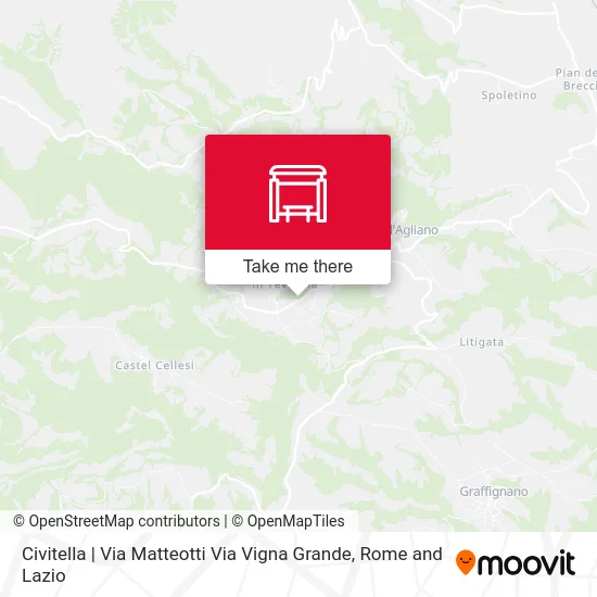 Civitella | Via Matteotti Via Vigna Grande map