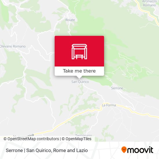 Serrone | San Quirico map