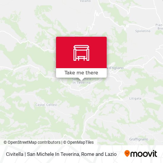 Civitella | San Michele In Teverina map