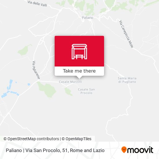 Paliano | Via San Procolo, 51 map