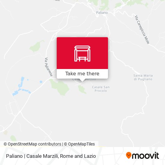 Paliano | Casale Marzili map