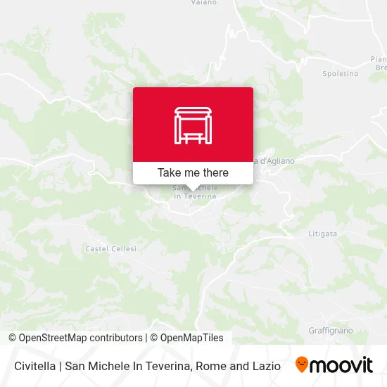 Civitella | San Michele In Teverina map