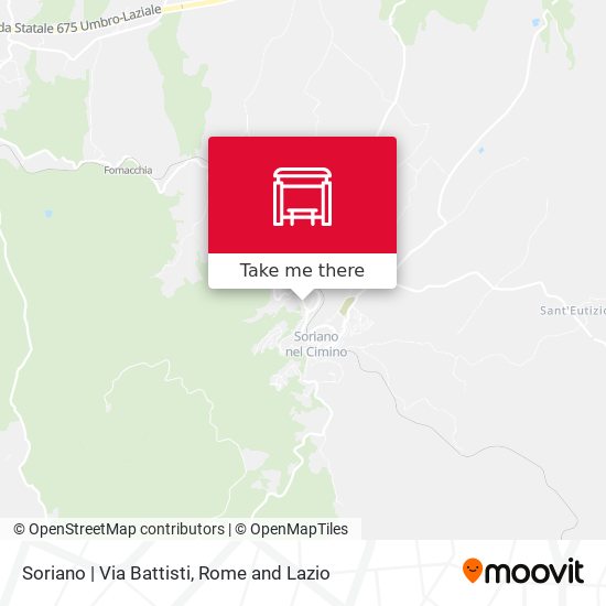 Soriano | Via Battisti map