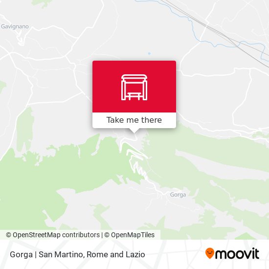 Gorga | San Martino map