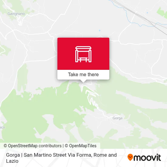Gorga | San Martino Street Via Forma map