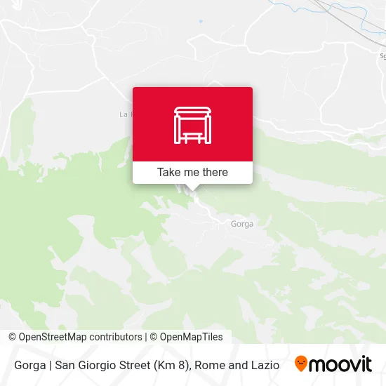 Gorga | San Giorgio Street (Km 8) map
