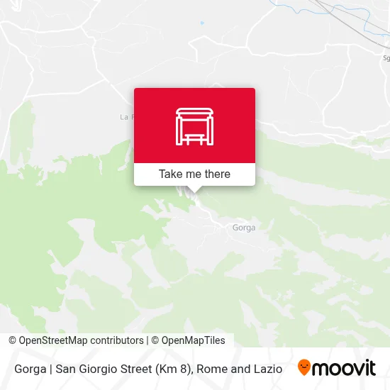Gorga | San Giorgio Street (Km 8) map