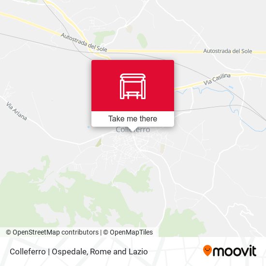 Colleferro | Ospedale map