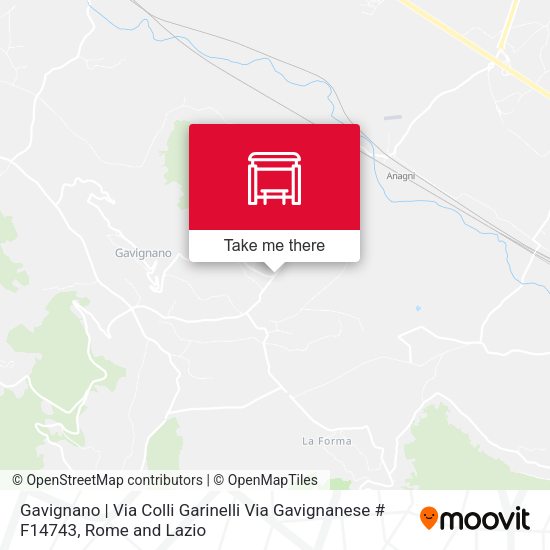 Gavignano | Via Colli Garinelli Via Gavignanese # F14743 map