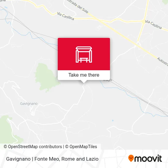 Gavignano | Fonte Meo map