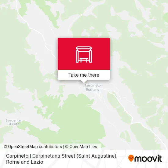 Carpineto | Carpinetana Street (Saint Augustine) map