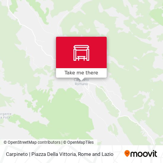 Carpineto | Piazza Della Vittoria map