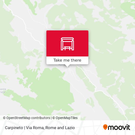 Carpineto | Via Roma map