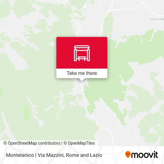 Montelanico | Mazzini Street map