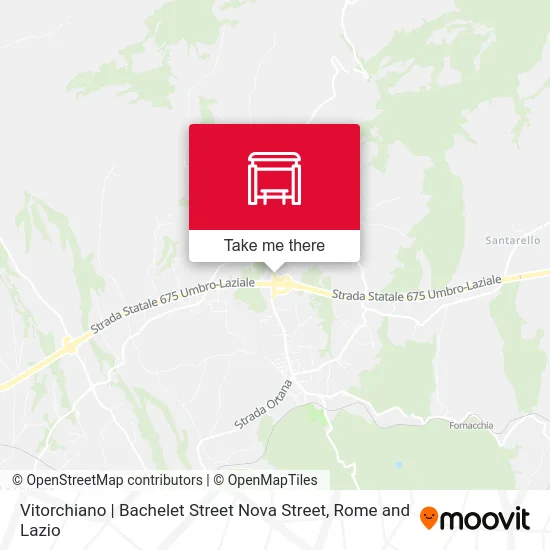 Vitorchiano | Bachelet Street Nova Street map