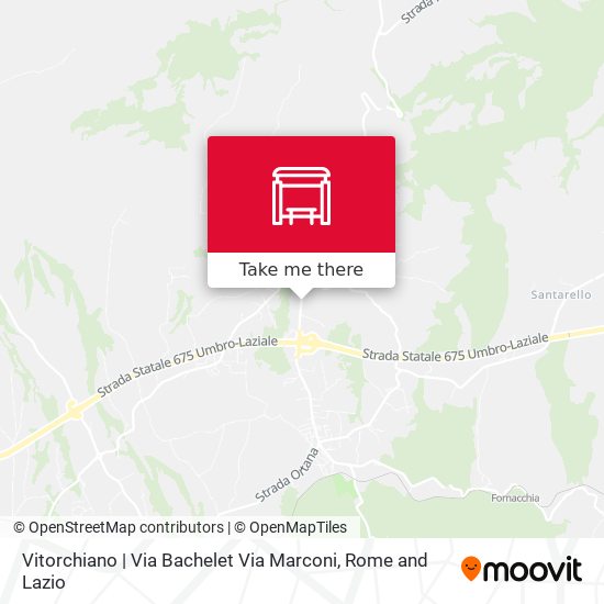 Vitorchiano | Via Bachelet Via Marconi map
