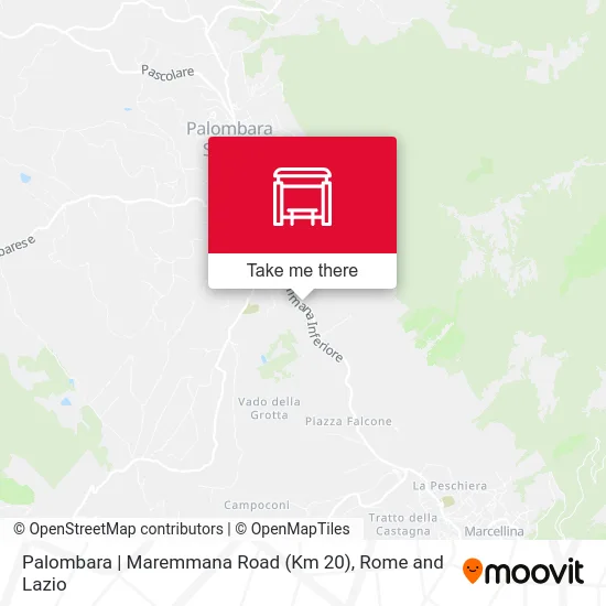 Palombara | Maremmana Road (Km 20) map