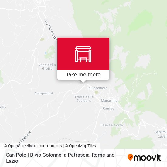 San Polo | Bivio Colonnella Patrascia map