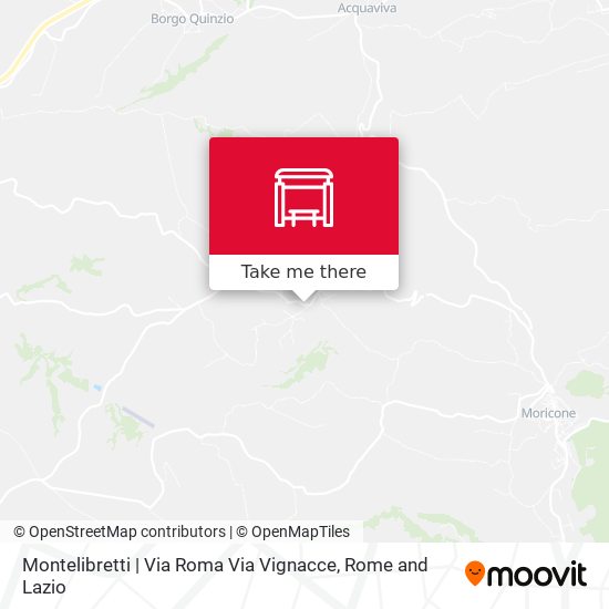 Montelibretti | Via Roma Via Vignacce map