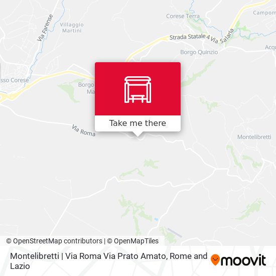 Montelibretti | Via Roma Via Prato Amato map