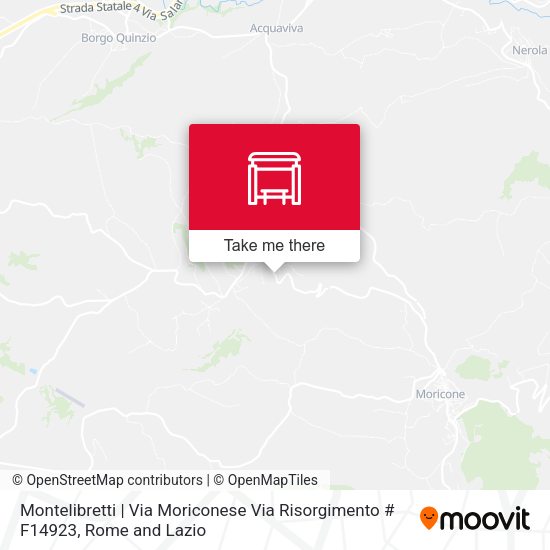 Montelibretti | Via Moriconese Via Risorgimento # F14923 map