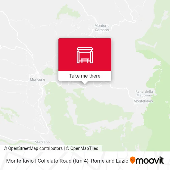 Monteflavio | Collelato Road (Km 4) map