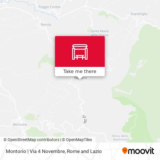 Montorio | Via 4 Novembre map