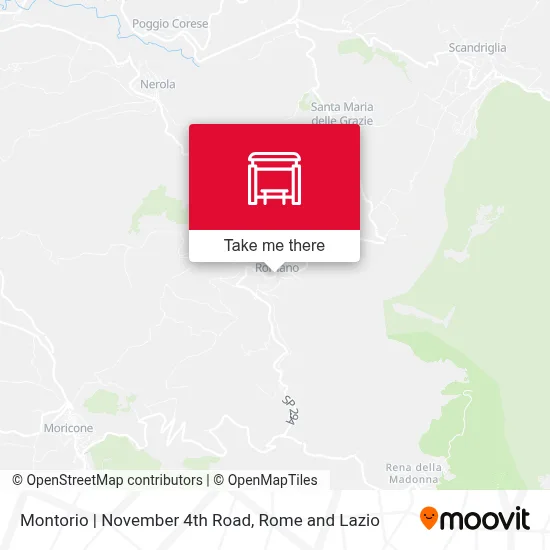 Montorio | November 4th Road map