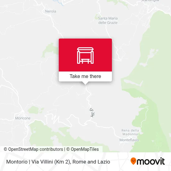 Montorio | Via Villini (Km 2) map