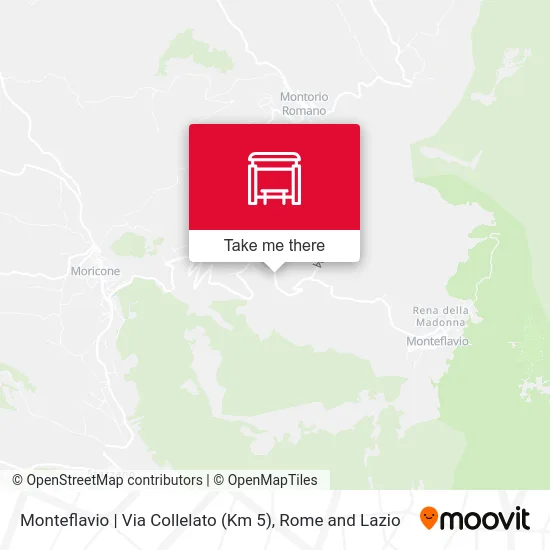 Monteflavio | Collelato Road (Km 5) map