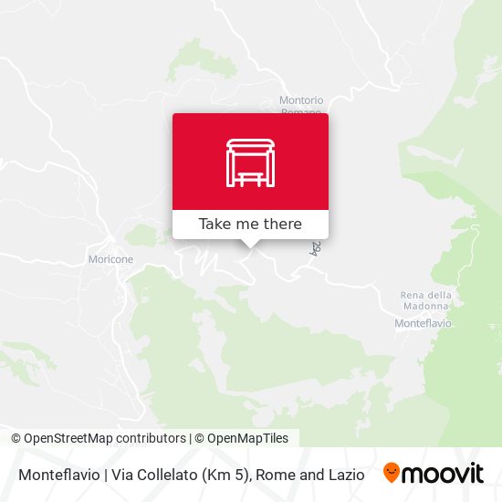 Monteflavio | Via Collelato (Km 5) map