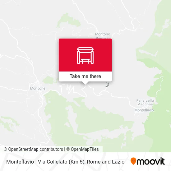 Monteflavio | Collelato Road (Km 5) map