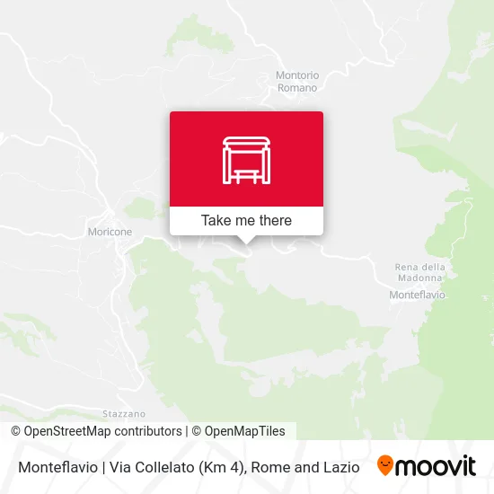 Monteflavio | Collelato Road (Km 4) map